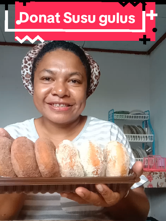 Donat Susu gulus ala Cinderella 🥰 #dongengivana #donat 