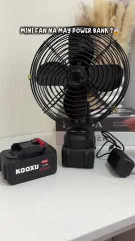 Mini electric fan na tapos powerbank naren , perfect to kung lagi brownout sa lugar nyo #minielectricfan #portablefan #brownoutessentials #cordlessfan #campingessentials 