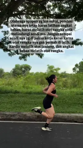 Tidak cukup hanya melatih otot jantung #fitmom #healthylifestyle #fitnessmotivation #Running 