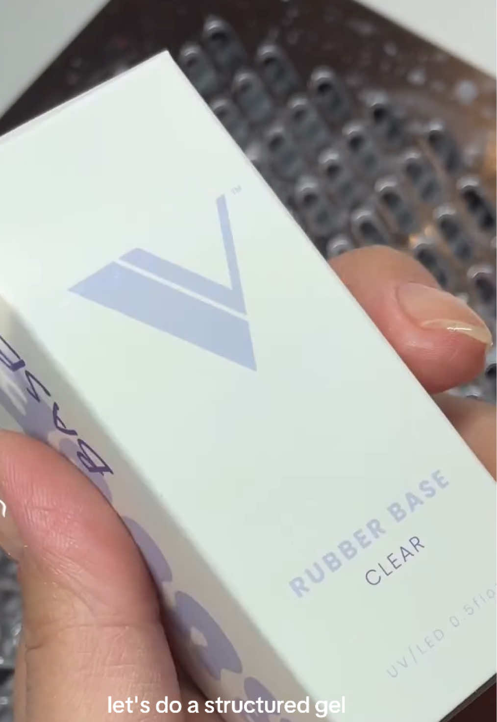 Our long awaited Clear Rubber Base Gel has been restocked 💓 #vbeautypure #gelnails #nailtutorial @V.MiDnails 