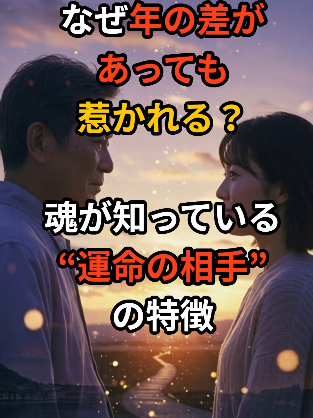 年齢差なんて関係ない…そう感じるほど惹かれる相手は、もしかすると魂がずっと知っている“運命の人”かもしれません。 今回は、そんな相手にだけ現れる3つの特徴をご紹介します。 この出会いが偶然なのか必然なのか…魂の声に耳を傾けてみませんか？ 💫「私たちの縁を知りたい」とコメントしてみてください。 その一言が、運命の扉を開くきっかけになるでしょう。 VOICEVOX : 青山流星 AI動画編集ソフト、Vrewで作成しました。 #運命の人 #ツインレイ #前世のご縁 #年の差恋愛 #魂の契約 #ソウルメイト #運命の出会い #年齢差カップル #スピリチュアル #魂の学び