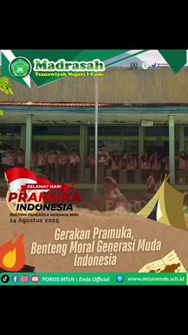 Selamat Hari Pramuka 2025! Momentum kita belajar memimpin, mengabdi, dan mencinta bangsa dengan segenap hati tanpa pamrih. #madrasahmajubermutumendunia #POROS1 #pramukaindonesia 