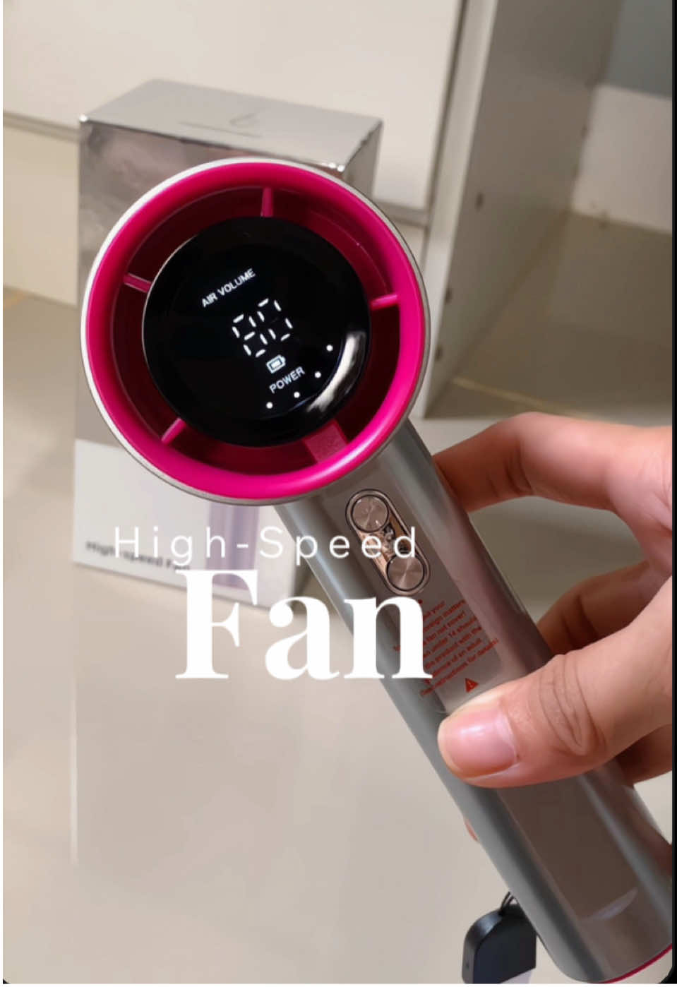 High-speed Fan✨ #handheldfan #minifan #turbofan #fyp 