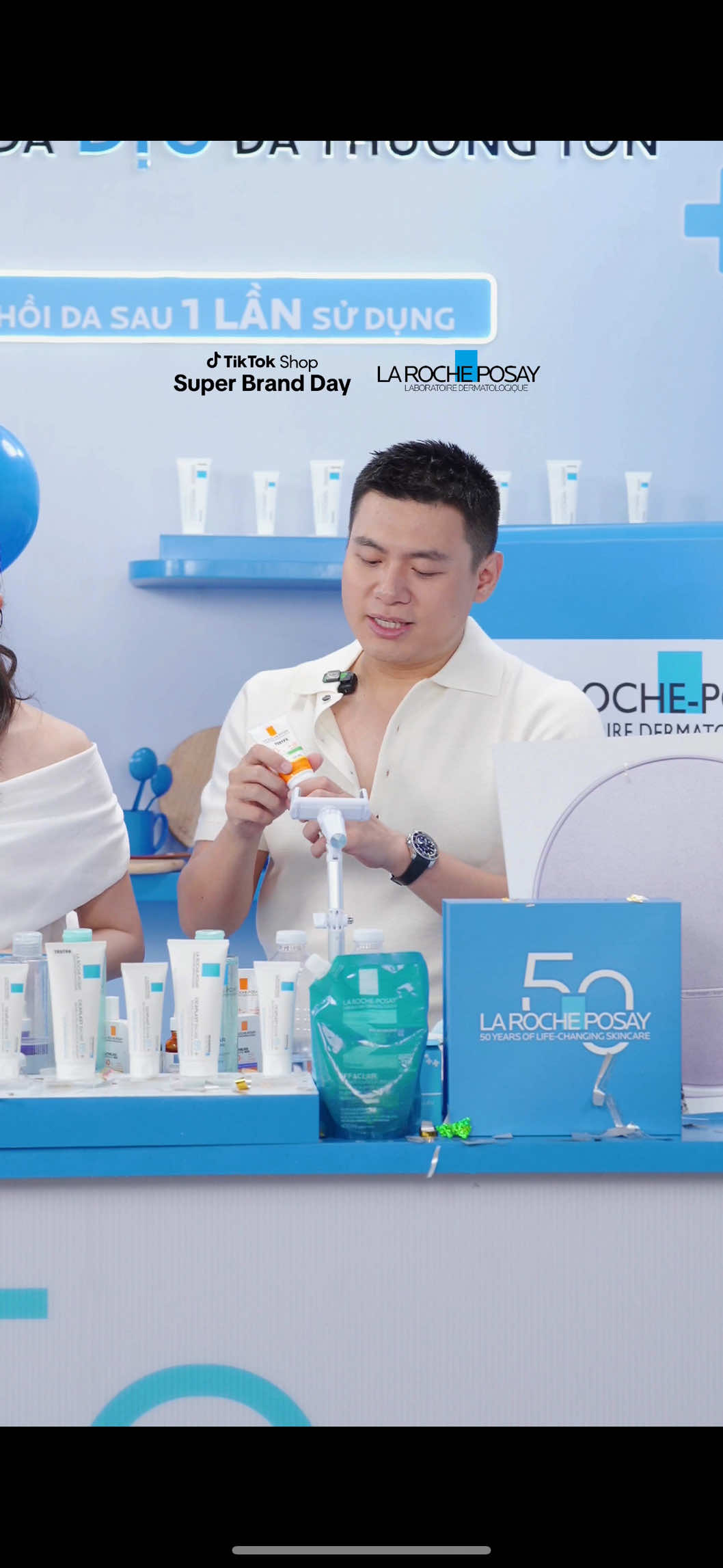 Kem chống nắng nâng tone tự nhiên, phổ rộng, kiềm dầu ngày dài Anthelios XL - lựa chọn yêu thích của Long Hạt Nhài 🧡 #larocheposayvn #depdachieu #SuperBrandDay #Anthelios 
