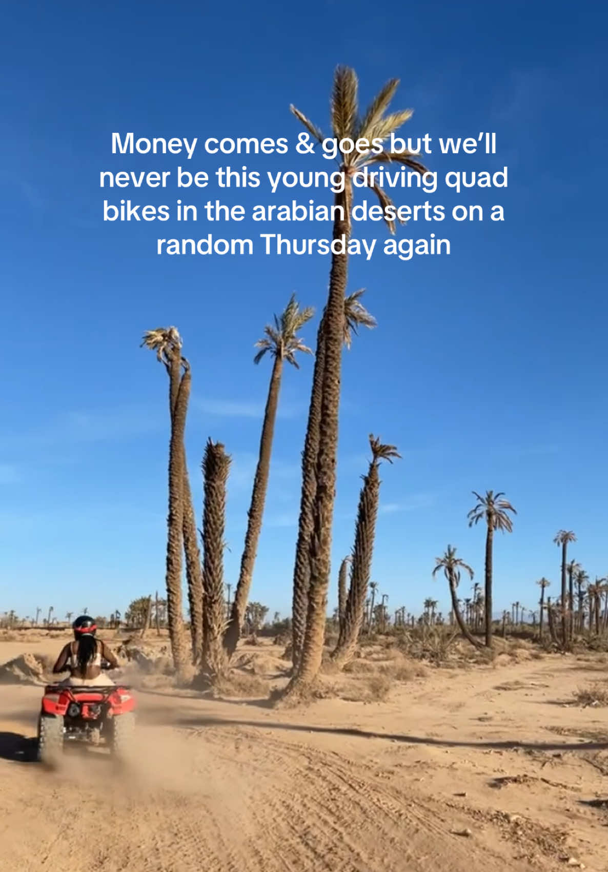 Habibi come to Marrakesh 🇲🇦 #morocco #marrakech #marrakesh #quadbikes #desertsafari #traveltiktok 