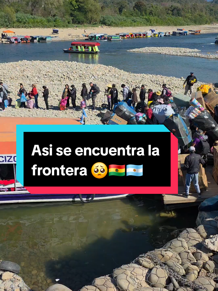 asi se encuentra la frontera .. espero se solucione 🥺🇦🇷#argentina #bolivia🇧🇴 #bermejo #frontera #fyp 