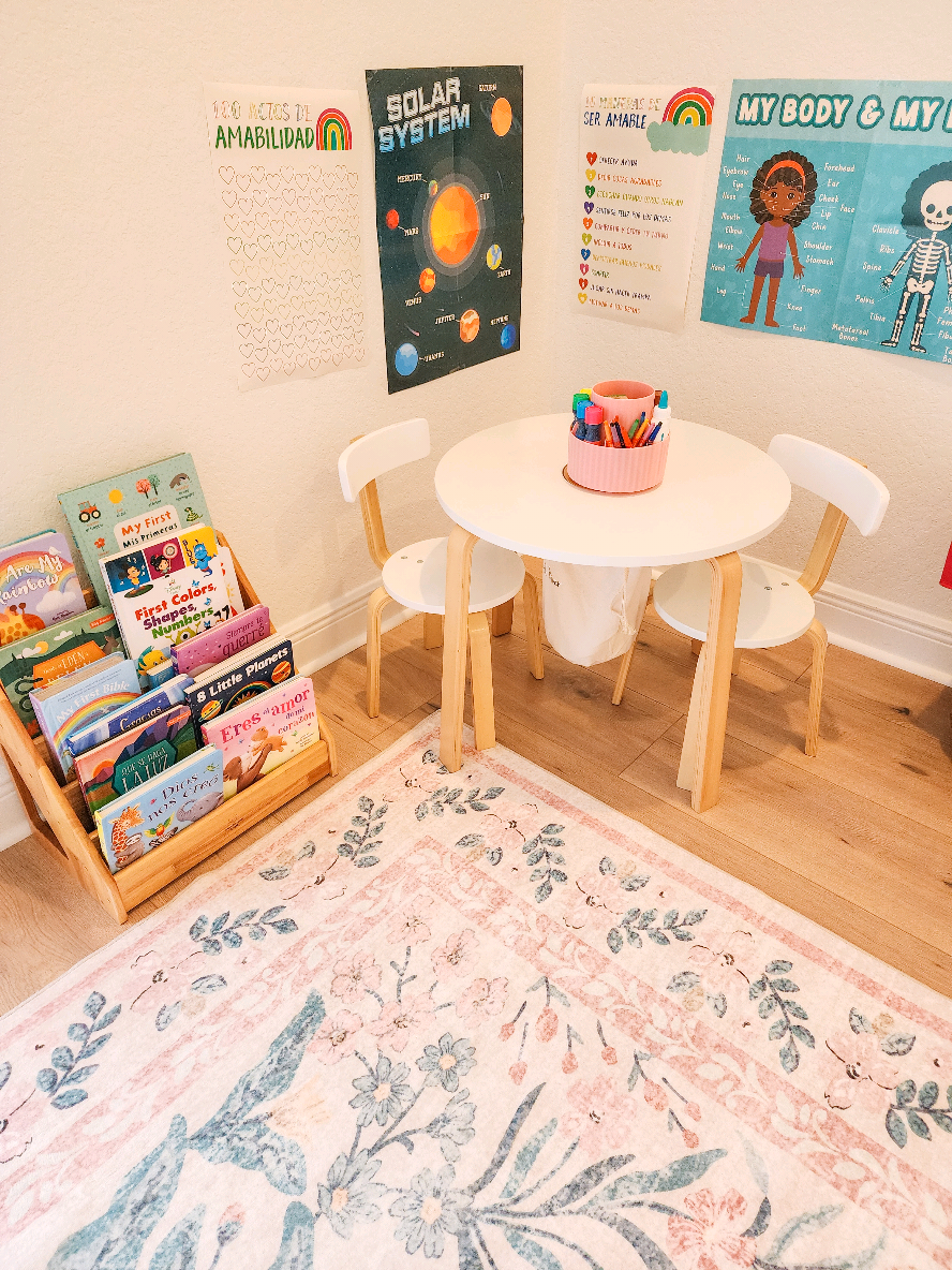 It’s back to school season, and @LAHOME DECOR  is making our prep stylish and more comfortable! We love their rugs because not only are they machine washable but also so aesthetically beautiful. Its the perfect addition to her homeschooling area!  You can use my code - Jenn15 for a discount! Link in bio for the rug! 🤗 #Lahome #LahomeBacktoSchool #Washablerug #BacktoSchoolStyle
