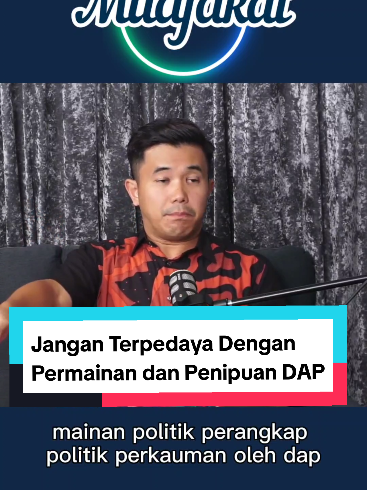 Jangan sesekali terpedaya dengan permainan DAP. #bicaramuafakat #siri22 