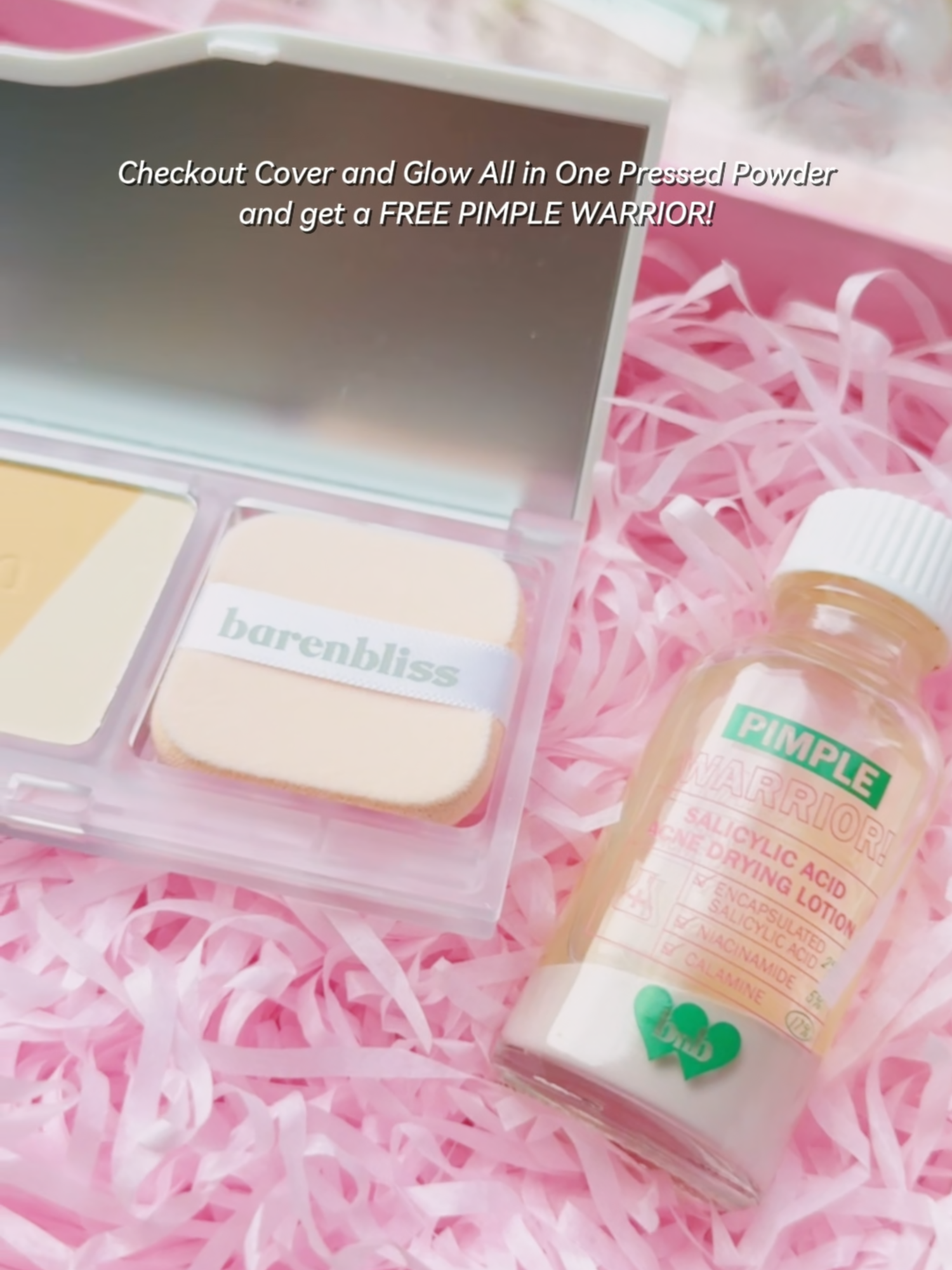 Payday treat you don’t want to skip! 🛍️ Buy Cover & Glow All-in-One Pressed Powder on August 15 and score a FREE Pimple Warrior. Limited time, unlimited glow! @barenbliss_ph #bnb #barenbliss #cleanbeauty #beautytok #makeup #barenblissph #sale #paydaysale