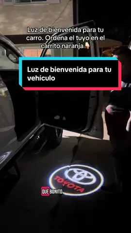 #viral luz de bienvenida para tu vehículo ordena el tuyo en el carrito naranja