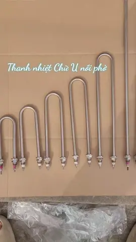 Điện trở chữ U dùng cho nồi phở, Thanh nhiệt chữ U chân thẳng dùng đun nước, đun sôi #dientronhiet  #dientronoipho  #udon #udondunnuoc 