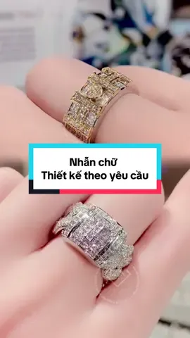 Tên của ai đây ạh ? Nhận thiết kế nhẫn chữ theo yêu cầu #nhẫnchữ #nhanchu #thanhtrungdiamond #trungdiamond #thanhtrunglongngoc 