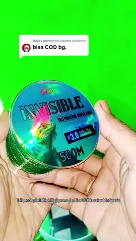 Membalas @darma.yulianto#ConSantanderConecto  Tali pancing invisible 500 Meter super kuat tahan aus. #invisible #mancing #fishing #senarpancing #alatpancing 