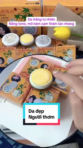 Dưỡng da trắng tự nhiên, nâng tone, mờ nám xạm thâm tàn nhang cho chị em❤️#tiemmittrang #lamdep #xuhuong #kemduongtrangda #kemsam 