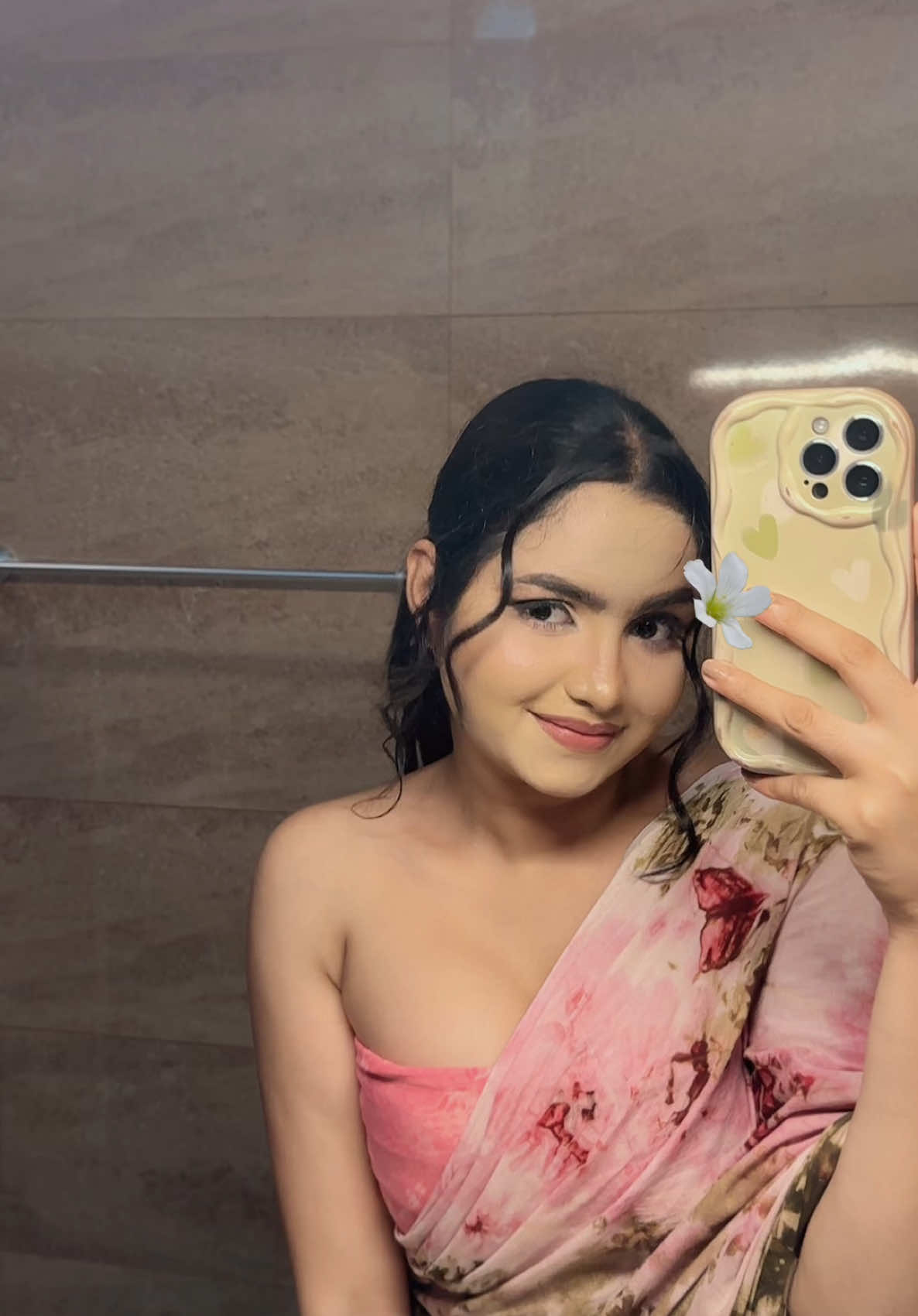 💗 @dahamsabatik  @Beauty By Sajini #sanaheenkenda #viralvideo #fypppppppppppppp #onemillionaudition #wheneverwherever #saree 