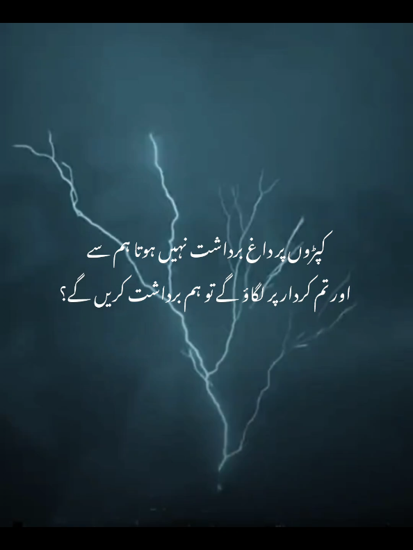 یہ کردار کے گندے آئینے آپنے پاس رکھیے ہمارے پاس بھی ہے آئینہ دکھائے کیا ؟؟