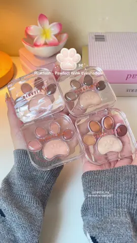 Pinkflash keluarin cute eyeshadow palette 🫶🏻⋆˙⟡ kalau eyeshadow Pinkflash udah pasti warnanya pigmented banget 🥹👍🏻 #eyeshadow #eyeshadowpalette #cutemakeup #eyemakeup #catlover 