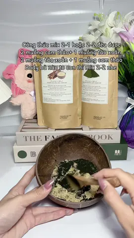 Tảo xoắn mix cam thảo nè#xuhuong #bottaoxoan #botcamthao 