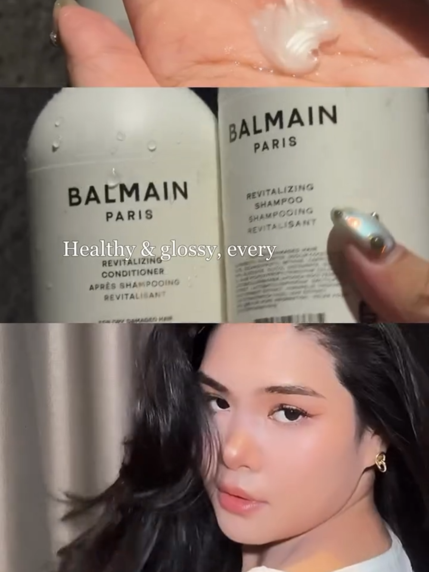 Repost from K. @spophair From care to styling ✨   Found my new fav for the most relaxing wash with the Balmain Hair Massager Tool  🖤 Followed by: 🧴 Revitalizing Shampoo 🧴 Revitalizing Conditioner 💧 Argan Moisturizing Elixir #FIRSTERbyKingPower #ShopNewPossibilities #ช้อปทุกวันเป็นไปได้อีกเยอะ #BALMAINHAIRTHAILAND