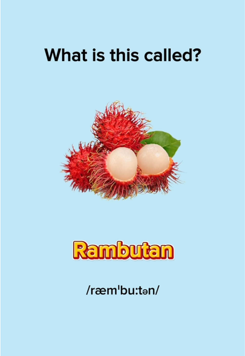 Tropical Fruits in English 🥥 #LearnEnglish #EnglishLesson #EnglishPractice #EnglishVocabulary #EnglishWords #EnglishQuiz #EnglishGrammar #ImproveYourEnglish #englishtiktok #EduTok #EnglishMinute 