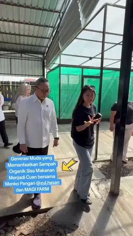 Bersama Generasi Muda yang Memanfaatkan Sampah Organik Sisa Makanan menjadi CUAN bersama Menko Pangan @zul.hasan dan MAGI FARM #zulkiflihasan #menkopangan #koperasimerahputih #partaiamanatnasional 