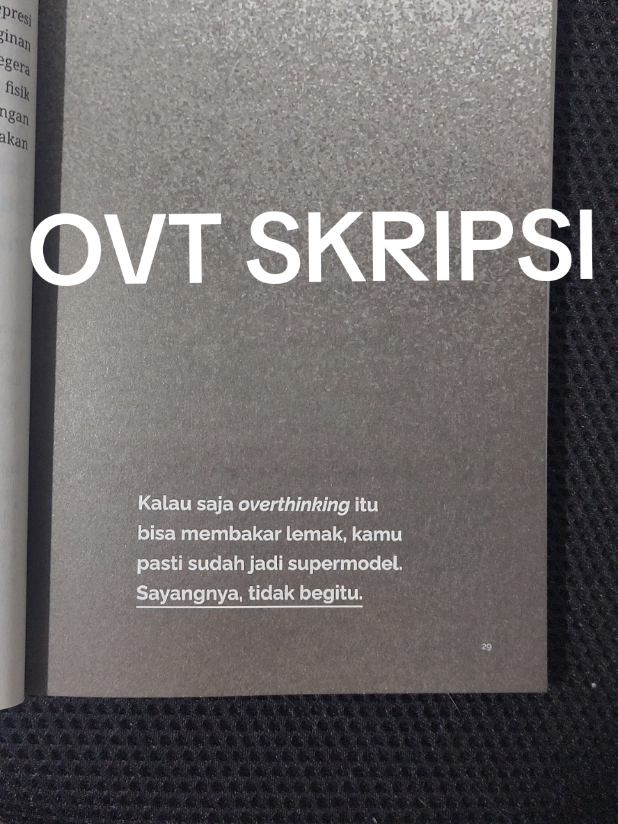 Buat yang overthinkingnya ga habis-habis 😌