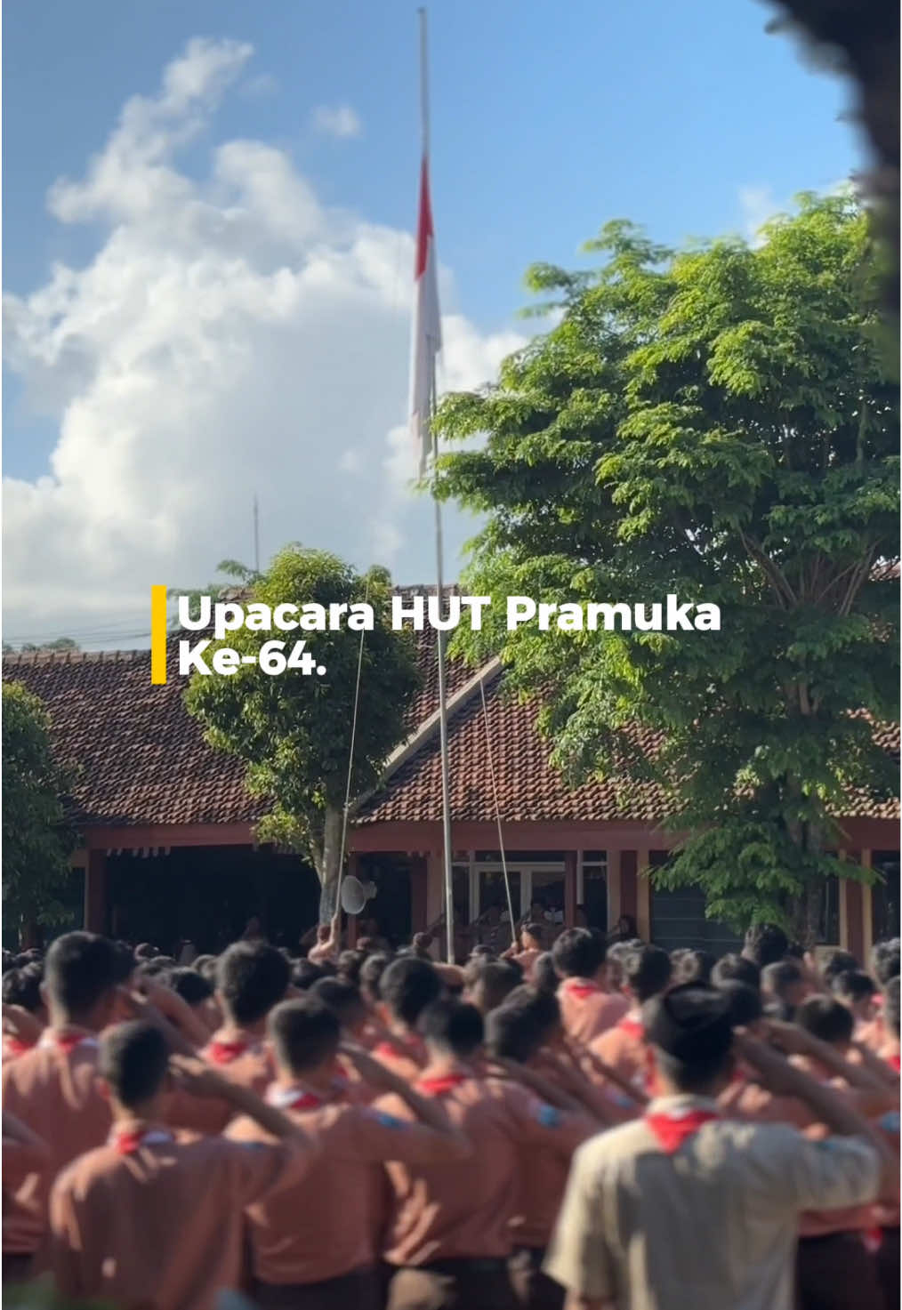 Upacara dalam rangka memperingati HUT Pramuka Ke-64 Tahun. Dewan Ambalan Pangeran Diponegoro R.A Kartini SMA Negeri 1 Rogojampi.   Ikuti akun sosmed kami Instagram: @rakadipo_scout Tiktok: @rakadipo_scout 📩 : scoutrakadipo@gmail.com #dewanambalan #rakadipo #scout #pramuka #pramukaindonesia 