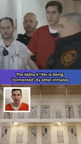 The Idaho k*ller is being “tormented” by other inmates #idahomaximumsecurityinstitute #inmate163214 #bryankohbergeridaho #truecrime #truecrimetok #Prisoner #Murderer #prison #breakingnews #news #fyp #update #tiktok 