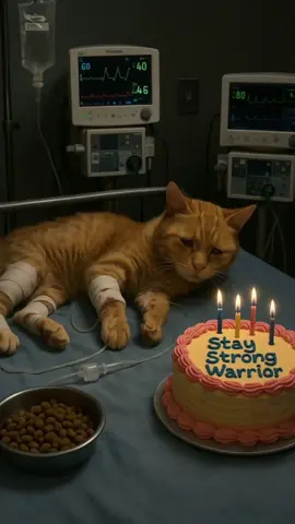sad cat#cat #aicats #sickcats 
