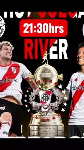 HOLA MI GENTE BELLA🥰HOY JUEGA RIVER NUESTRO AMOR ETERNO  🏆 COPA LIBERTADORES  🔜 8VOS DE FINAL (IDA) 🆚️ LIBERTAD  📅 HOY  14 DE AGOSTO  ⏰ 21:30HRS 🏟ÉSTADIO TIGO LA HUERTA 📺 TRASMITEN  DISNEY PLUS, FOX, TELEFE VAMOS AGUANTE RIVER AGUANTE LA BANDA🐔💪 🤍❤️🤍