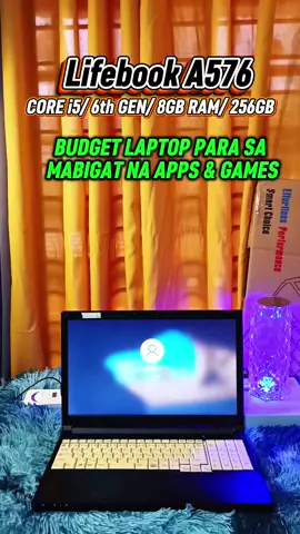 🚀 POV: Gusto mo ng mabilis, malaki screen, at ready sa work o school? 💻🔥 🔥 FUJITSU LIFEBOOK A576 🔥 ⚡ Core i5 6th Gen – smooth multitasking, walang sabit ⚡ 8GB DDR4 RAM + 256GB SSD – mabilis mag-boot & load 🖥️ 15.6” Display + Camera – malinaw para sa online classes & meetings 🎬 VGA Output up to 2048×1536 @ 60Hz – perfect sa presentations 🎵 7-Channel Audio – enjoy movies & music 🎯 Sulit para sa students, WFH pros, at light gaming! 📲 Order now sa Yellow Basket!