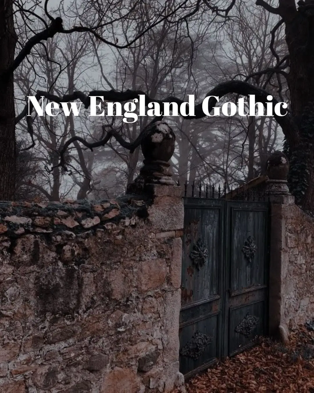 I’m from New England and the way that part of the country looks around the fall and Halloween time is just awesome #halloween #halloweentime #aesthetic #gothicstyle #foryoupage 
