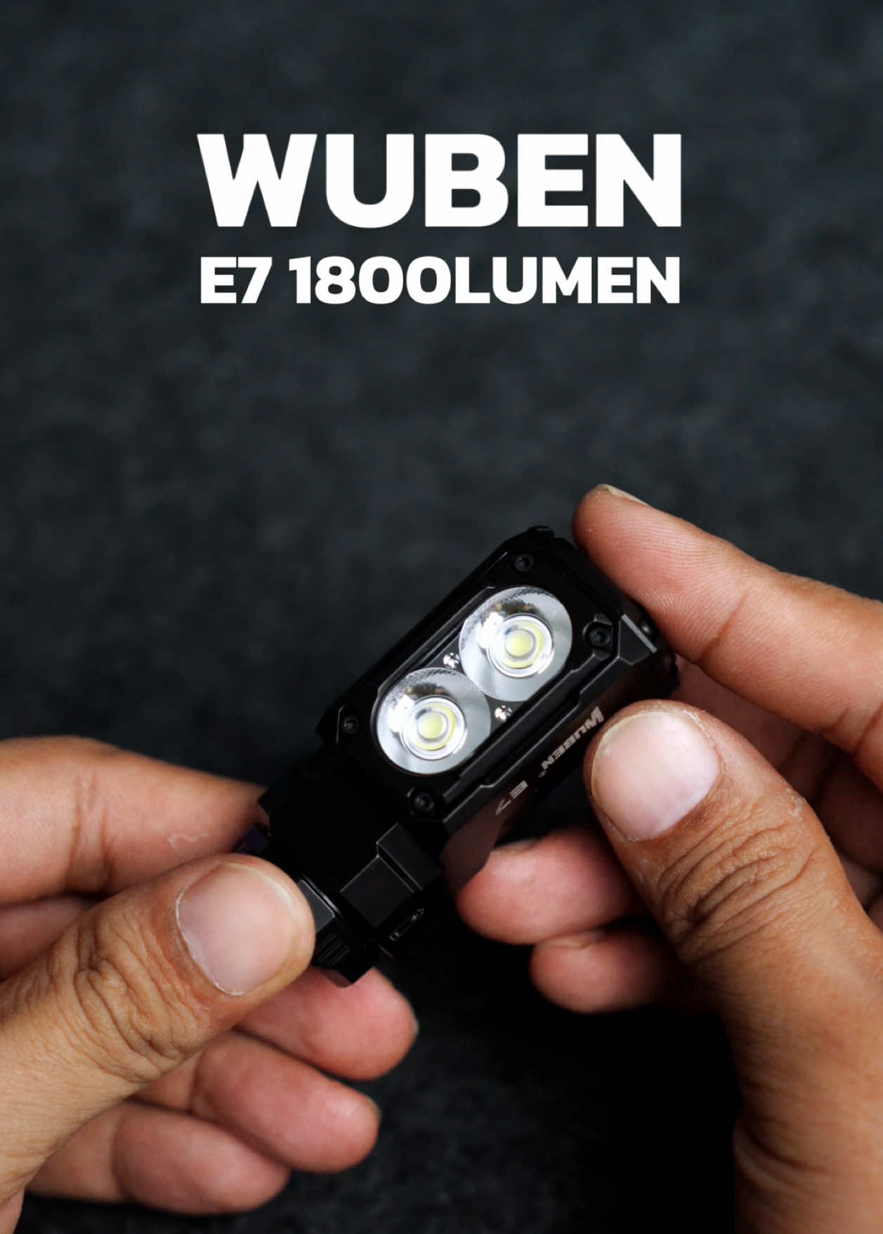 ไฟฉายตัวเล็กใช้งานได้หลากหลายWUBEN E7 #flashlight #ไฟฉายแรงสูง #edc #thenexttechtoker2025 #tiktokป้ายยา 