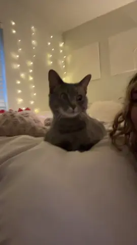 I have no clue what she was looking at. No one else was here lol