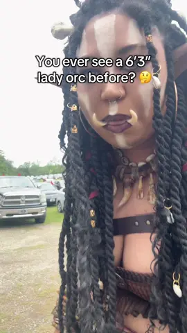 I am bringing my orc to #dragoncon   I’m so excited to wear her again so soon!! #cosplay #renfaire #orc #fantasycore 