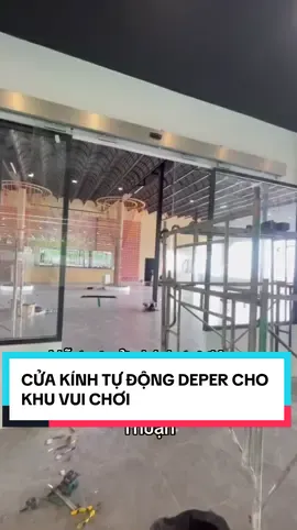 CỬA KÍNH TỰ ĐỘNG DEPER HỖ TRỢ KHÁCH XA #cuakinhtudong #minhtiencongtudong #xuhuong 
