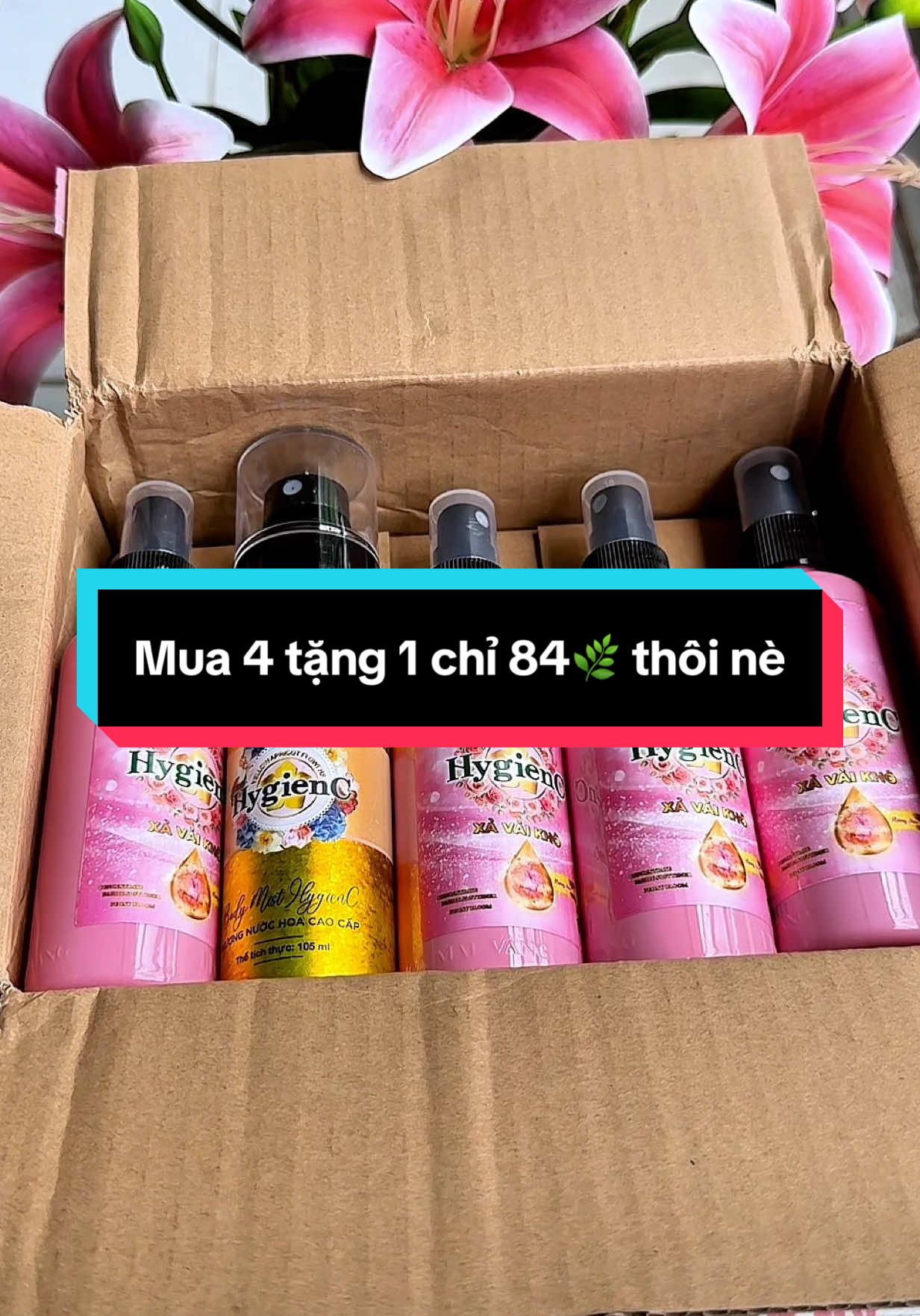 Combo 4 chai xịt vải khô tặng 1 chai bodymist hygienC chỉ 84🌿 miễn ship #xitvaikhohygienc #hygienc #bodymisthygienc #giadungzyhome #xuhuong  @GIA DỤNG ZYHOME 🌿 