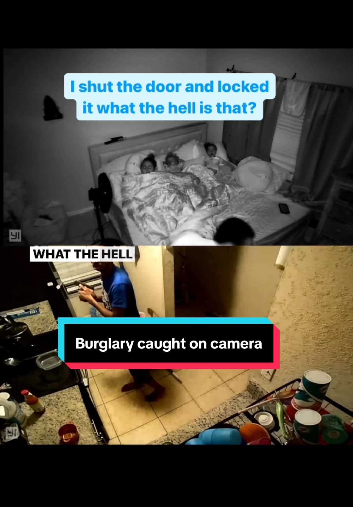 Burglar broke in! That was one of the scariest moments of my life! But I was prepared to protect my Family! I thought it was a #burglary by a #Burglar watch the full vid to find out what it was 😂 #FalseAlarm #fail #warready #superdad #theBlackFamilyTv #BreakingNews #breakin #robbery #nightvision #security #securitycamera #LIVEIncentiveProgram #LIVEStory #PaidPartnership 