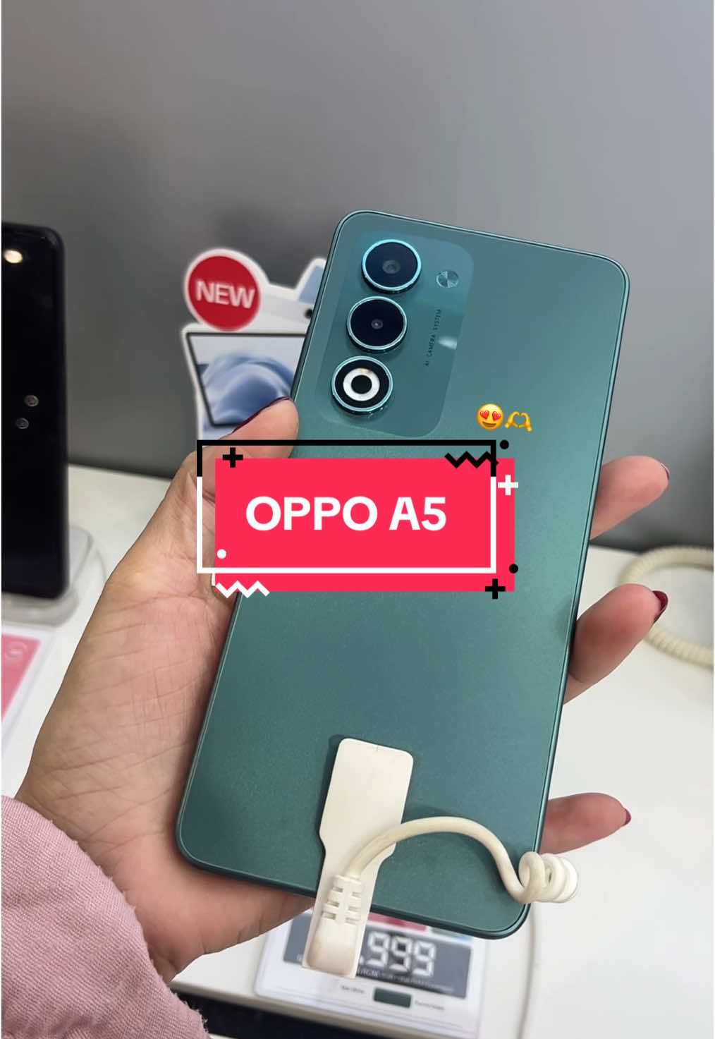 New! Oppo A5 everyone! 🤗 A water resistant and a drop resistance phone w/ long lasting battery. 😉 Also offers 6 months 0% interest on HC installment. Visit us directly to apply. Kindly tap the yellow bag for COD transactions 😉 #fypシ゚ #GiftIdeas #Latest #Smartphone #Sale 