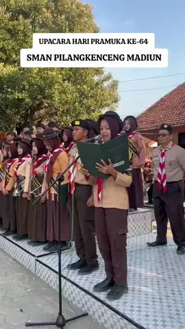HUT PRAMUKA KE-64 SMAN PILANGKENCENG @smapi.official  @kabupatenmadiun  #pramukakeren  #haripramuka  #hutri80  #hutri80indonesia🇮🇩  #pramukatiktok 
