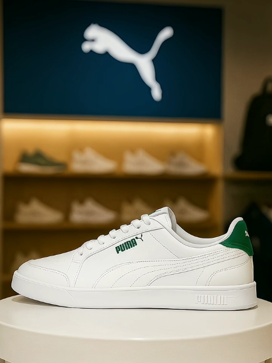 Sepatu Puma Shuffl Trainers White Pria Wanita Original  #puma  #sepatuunisex #sepatuwanita #sepatupria #sepatusneakers 