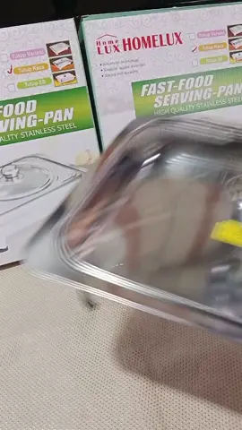 fast food serving pan  uk 33x28 bahan setenlis 