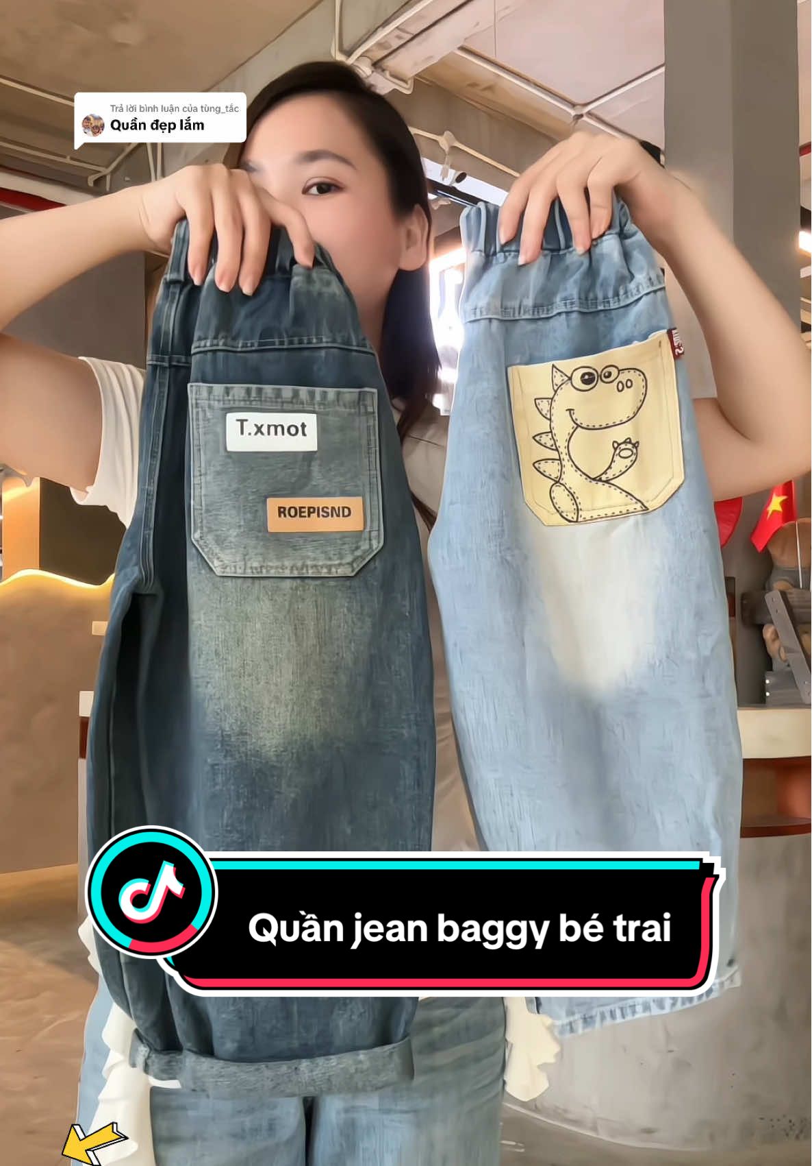 Trả lời @tùng_tắc Quần jean dài baggy bé trai 12-39kg. Quần jean bé trai. #megaoreview123 #quanaotreem #quanchobe #quanbetrai #quanjeanbetrai 