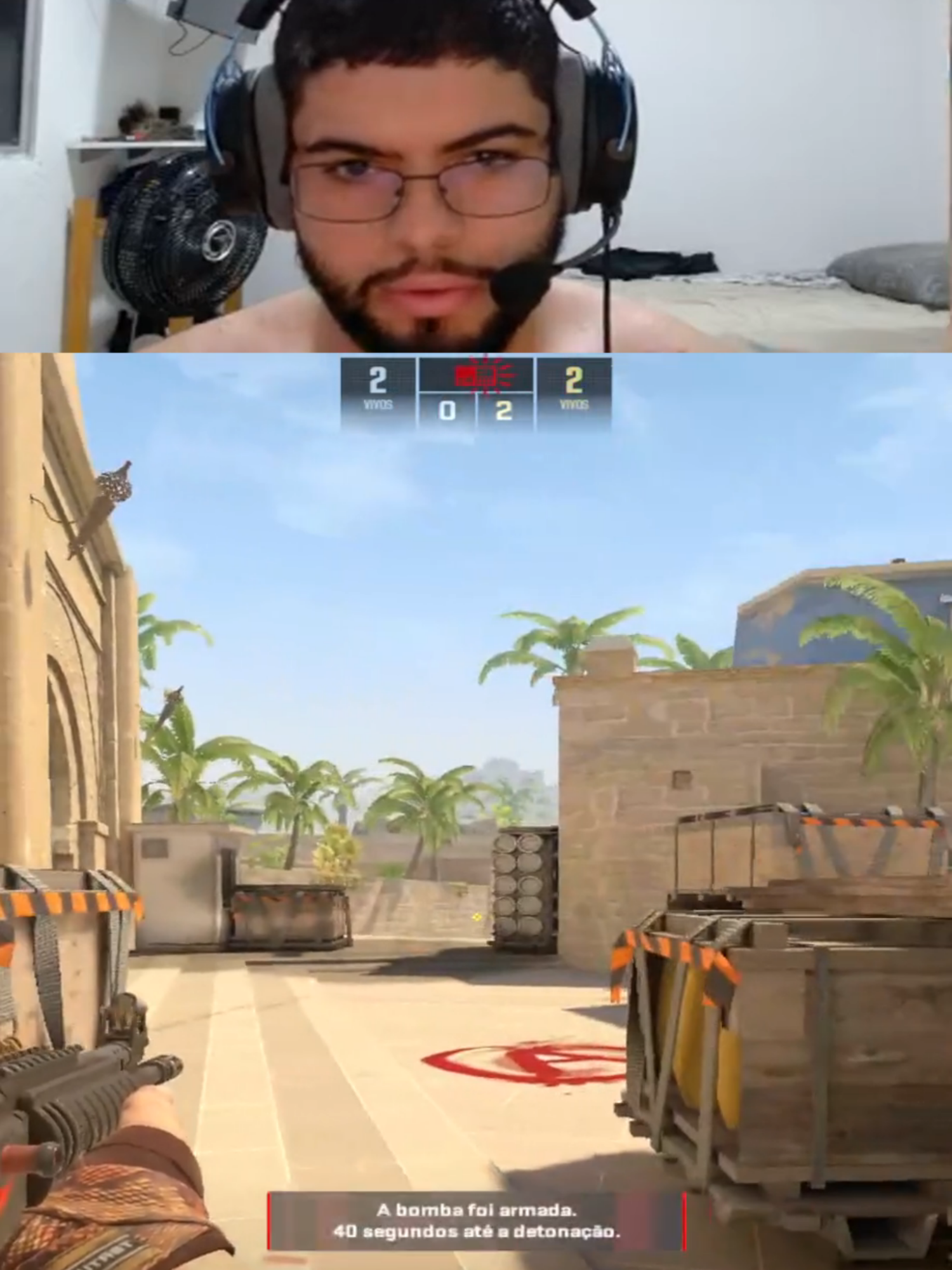 LEÃO DE MIRAGE #csgomoments #csgo #cs2 #twitchclips