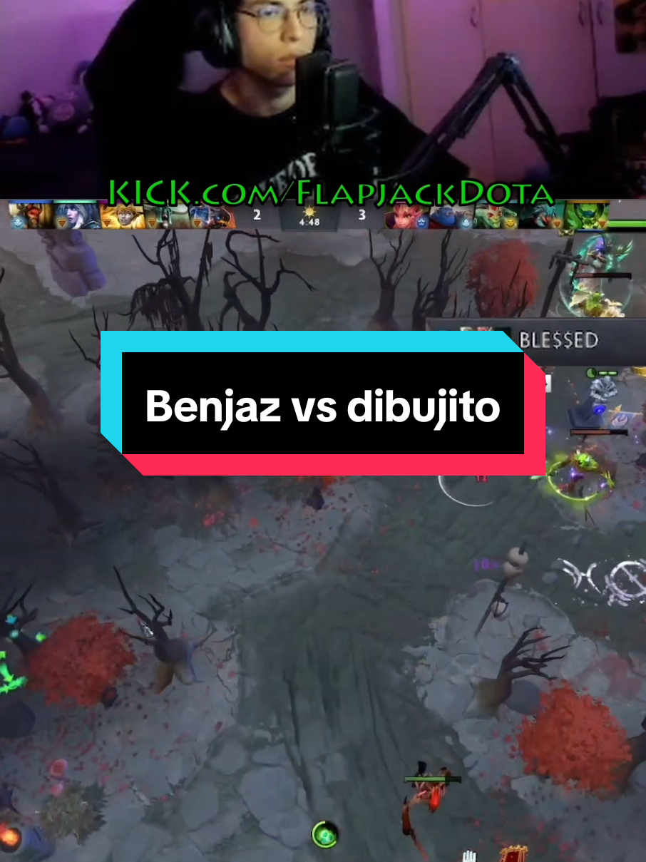 Benjaz se mecha con un dibujito  #benjaz #flapjackdota #stream #dota #peru
