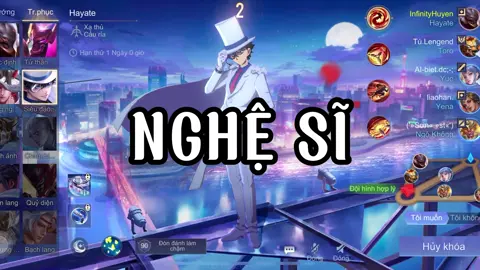 Phong cách nghệ sĩ 😆  Thời gian đổi skin Hayate Siêu đạo chích Kid từ ngày 08/08 - 31/08 #lienquanmobile #lienquanmobile_garena #xuhuong #HayateSieuDaoChichKid_AUG 