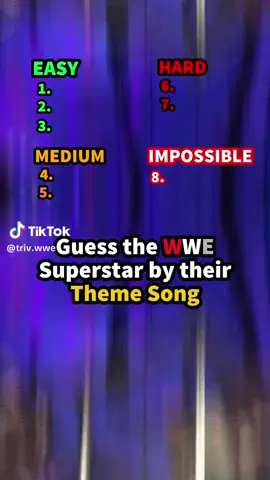 #Guess the WWE superstar by their THEME SONG#