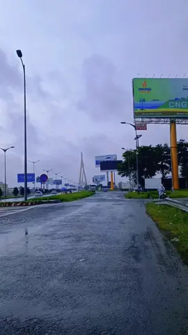 chiều nay mưa giông ở đâu cứ trút vào lòng#yfpシ #NhiThíchĐi #mưa #cầucantho #cantho 