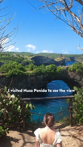 I went to Bali to see the view. Turns out to be a hotter view🥵 #bali #nusapanidaisland #travel #wanderlust #comedy #indonesia #femaletraveler 
