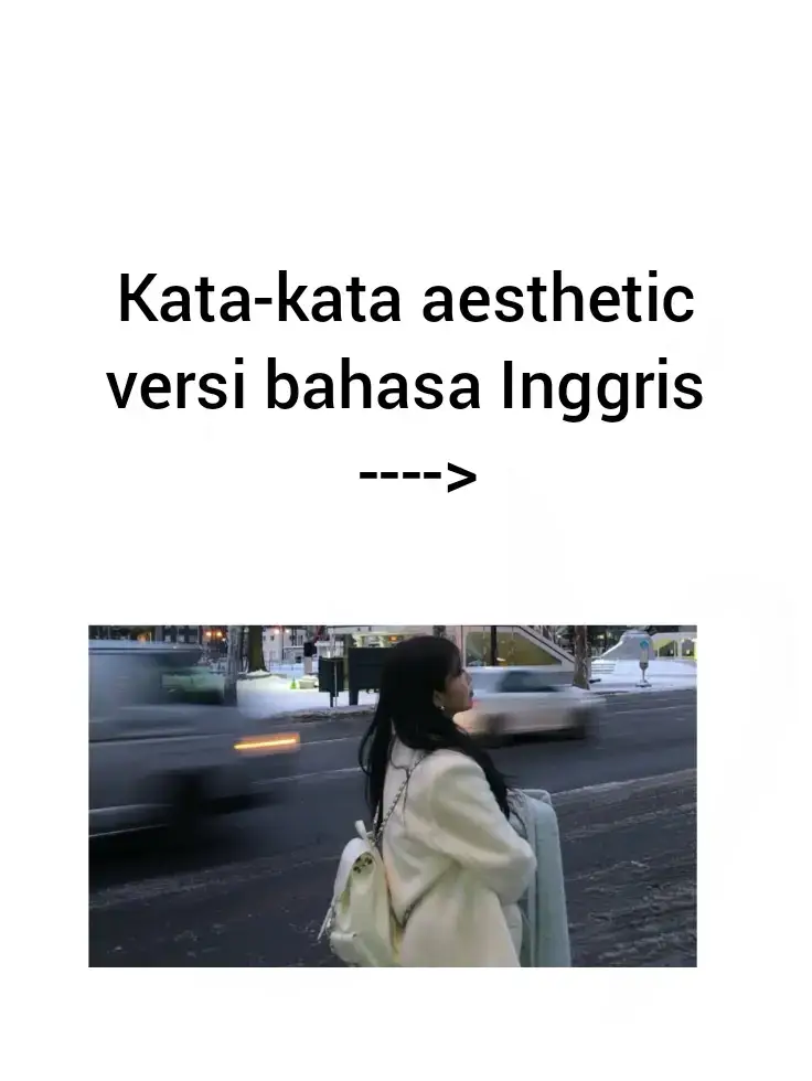 #bioaesthetic #katakata #idebioversiinggris #biosingkataesthetic 